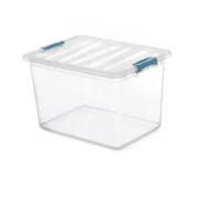 Caixa Multiusos Domopak Living Katla Com pegas Transparente 20 L Polipropileno (39 x 29 x 25,5 cm) Casa | Jardim - nacloset