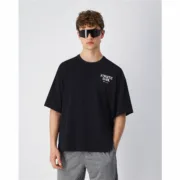 Camisola de Manga Curta Homem Champion SS Preto Moda | Acessórios - nacloset 2