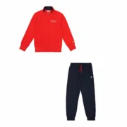 Fato de Treino Infantil Champion Champion Full Zip Suit Vermelho Azul Marinho Desporto | Lazer - nacloset