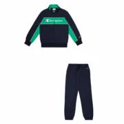 Fato de Treino Infantil Champion Full Zip Suit Azul escuro Azul Marinho Desporto | Lazer - nacloset
