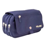 Bolsa Escolar Milan Serie1918 Azul 13 x 24 x 10 cm Estojos - nacloset