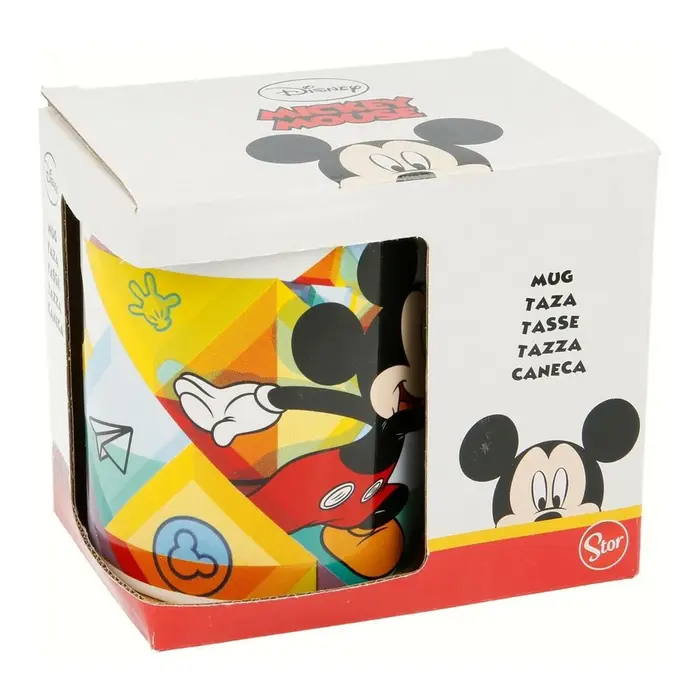 Caneca Mickey Mouse Happy Smiles 325 ml (11,7 x 10 x 8,7 cm) Canecas e garrafas térmicas - nacloset