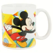 Caneca Mickey Mouse Happy smiles Azul Vermelho Cerâmica 350 ml Canecas e garrafas térmicas - nacloset