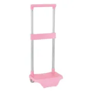 Trolley para Mochila Safta Rosa Claro 22 x 17 x 67,5 cm Jogos | Disfarces - nacloset