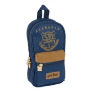 Mochila com Estojo Harry Potter Magical Castanho Azul Marinho 12 x 23 x 5 cm Estojos - nacloset