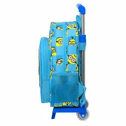 Mochila Escolar com Rodas Minions Minionstatic Azul (26 x 34 x 11 cm) Jogos | Disfarces - nacloset 2