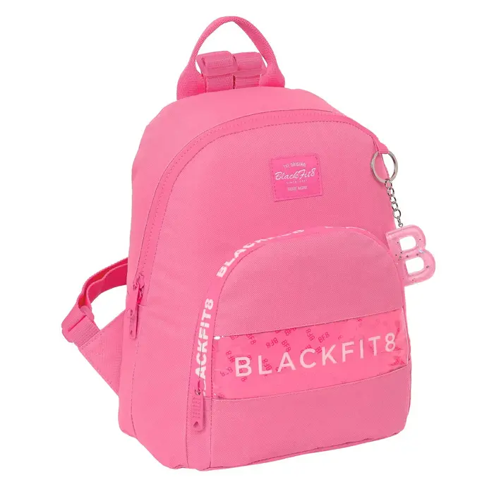 Mochila Infantil BlackFit8 Glow Up Cor de Rosa 25 x 30 x 13 cm Jogos | Disfarces - nacloset