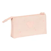 Estojo Triplo Minnie Mouse Rosa Claro 22 x 12 x 3 cm Estojos - nacloset 2