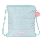 Saco Mochila com Cordas Moos Garden Turquesa Jogos | Disfarces - nacloset