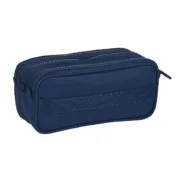 Estojo Triplo Kappa Navy Azul Marinho (21,5 x 10 x 8 cm) Estojos - nacloset 2