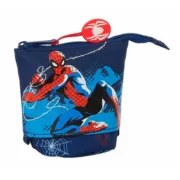 Estojo Spider-Man Neon Azul Marinho 8 x 19 x 6 cm Estojos - nacloset