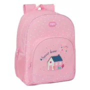 Mochila Escolar Glowlab Kids Sweet Home Cor de Rosa 33 x 42 x 14 cm Jogos | Disfarces - nacloset