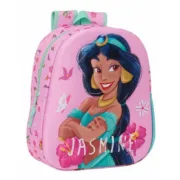 Mochila Escolar 3D Aladin Jasmine 27 x 33 x 10 cm Jogos | Disfarces - nacloset