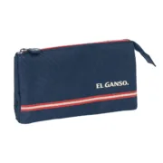 Estojo Triplo El Ganso Classic Azul Marinho 22 x 12 x 3 cm Estojo 3 Compartimentos - nacloset 2