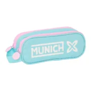 Estojo Duplo Munich Heaven Azul celeste 21 x 8 x 6 cm Estojo 2 Divisórias - nacloset