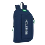 Mochila Casual Benetton Green Azul Marinho 22 x 39 x 10 cm Acessórios de Moda - nacloset