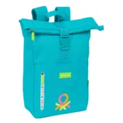 Mochila Casual Benetton Summer Azul Acessórios de Moda - nacloset