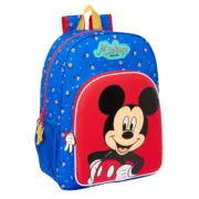 Mochila Escolar Mickey Mouse Clubhouse Good day Azul 33 x 42 x 14 cm Jogos | Disfarces - nacloset