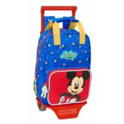 Mochila Escolar com Rodas Mickey Mouse 20 x 28 x 8 cm Jogos | Disfarces - nacloset
