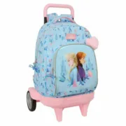 Mochila Escolar com Rodas Frozen Ice magic Azul 33 x 45 x 22 cm Jogos | Disfarces - nacloset