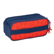 Estojo Triplo Super Mario Trick Vermelho Azul escuro 21,5 x 10 x 8 cm Estojo 3 Compartimentos - nacloset 2