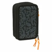 Estojo Triplo Naruto Preto 12,5 x 19,5 x 5,5 cm 37 Peças Estojo 3 Compartimentos - nacloset 2