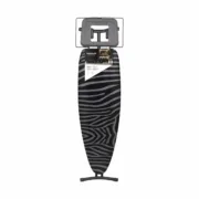 Tábua de Engomar Taurus 994178000 Preto 125 x 41 cm Algodão Metal Casa | Jardim - nacloset