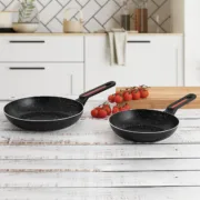 Frigideira Quid Tentacion Preto Metal Alumínio estampado Ø 24 cm Ø 20 cm (2 Unidades) Cozinha | Gourmet - nacloset 2