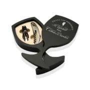 Conjunto de Acessórios para Vinho Versa Madeira (4 x 22,5 x 11,5 cm) (2 pcs) Cozinha | Gourmet - nacloset