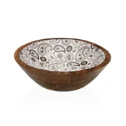 Saladeira Versa Glob Madeira de mangueira 24 x 7 x 24 cm Cozinha | Gourmet - nacloset