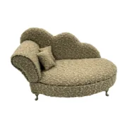 Guarda-Joias Versa Cinzento Poliéster Metal Espelho Madeira MDF 12,5 X 17 X 26,5 CM Sofá Casa | Jardim - nacloset