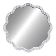Espelho de parede Versa Branco 3 x 60 x 60 cm Casa | Jardim - nacloset