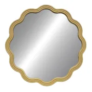 Espelho de parede Versa Dourado 3 x 60 x 60 cm Casa | Jardim - nacloset