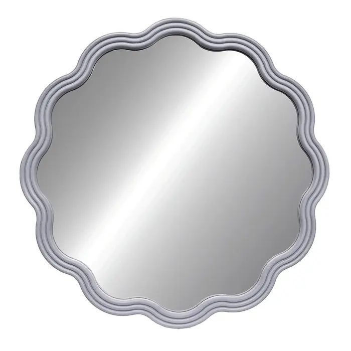 Espelho de parede Versa Prateado 3 x 60 x 60 cm Casa | Jardim - nacloset 2