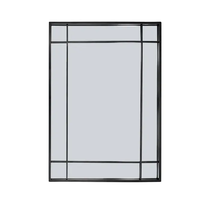 Espelho de parede Versa Preto 2,9 X 76 X 53 CM Casa | Jardim - nacloset 2