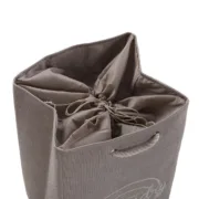 Cesto de Roupa Suja Versa Cinzento Poliéster PVC Metal EVA 30 x 55 x 36 cm Casa | Jardim - nacloset 2