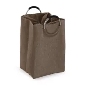 Cesto de Roupa Suja Versa Bege Alumínio Polipropileno EVA 36 X 55 X 30 CM Casa | Jardim - nacloset