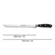 Faca de Presunto Arcos serie riviera Aço 25 cm Cozinha | Gourmet - nacloset 2