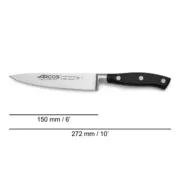 Faca de Cozinha Arcos serie riviera Preto Aço 15 cm 6″ Cozinha | Gourmet - nacloset 2