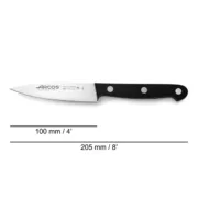 Faca Pequena Arcos serie universal Aço inoxidável Plástico 10 cm Cozinha | Gourmet - nacloset 2