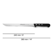 Faca de Presunto Arcos serie universal Aço 24 cm Cozinha | Gourmet - nacloset 2