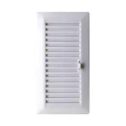 Rede Fepre Regulável Encastrável Branco ABS Polipropileno (13,3 x 26 cm) Ar condicionado e ventiladores - nacloset