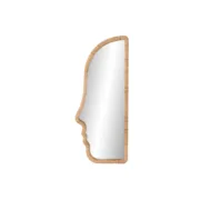 Espelho de parede Home ESPRIT Natural Moderno Scandi 50 x 4 x 120 cm Casa | Jardim - nacloset