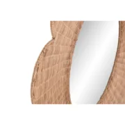 Espelho de parede Home ESPRIT Castanho Natural Tropical 98 x 1 x 98 cm Casa | Jardim - nacloset 2