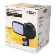 Projector LED EDM 32572 Preto F 10 W 750 Lm (4000 K) Casa | Jardim - nacloset