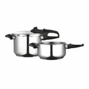 Panela de Pressão Fagor DUO 6+4L RAPID Aço inoxidável 18/10 4 L 6 L Cozinha | Gourmet - nacloset