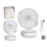 Ventilador de Mesa Argon 5080 Branco 10 W 21 x 28 x 32,5 cm Ar condicionado e ventiladores - nacloset 2