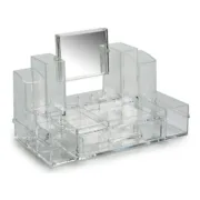 Organizador de maquilhagem 6221 Transparente 15,5 x 19,5 x 30 cm Acessórios e organizadores - nacloset
