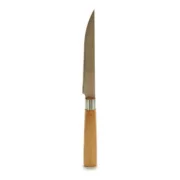 Faca de Cozinha Castanho Prateado Bambu Aço inoxidável 2 x 24 x 2 cm Cozinha | Gourmet - nacloset