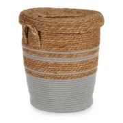 Cesto Castanho Cinzento 36 x 43 x 36 cm (36 x 43 x 36 cm) Casa | Jardim - nacloset